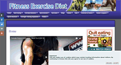 Desktop Screenshot of fitnessexercisediet.com